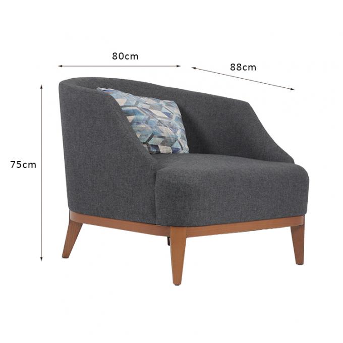 Hotel Furniture High End Leather Metal Frame Lounge Chair Occasional 0