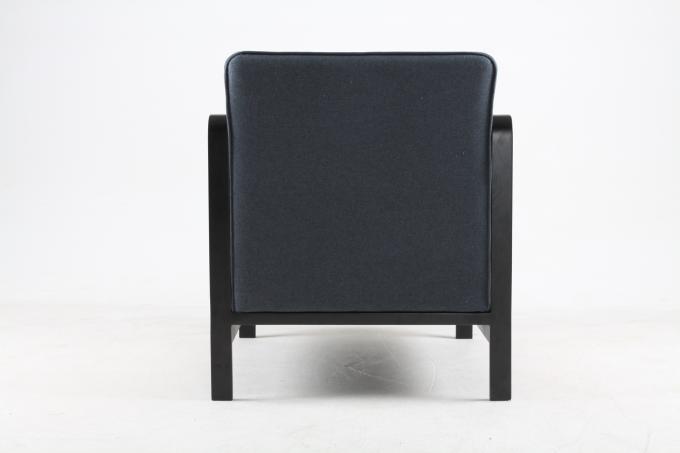 Linen Fabric Caned Back lounge Chairs Luxury Star Hotel Furniture 5