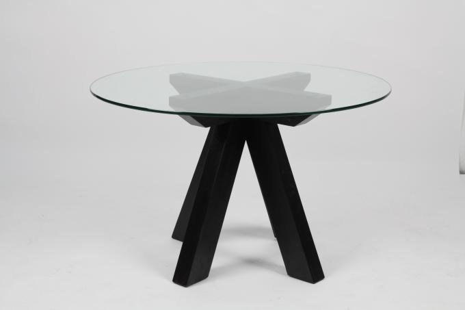 Modern Glass Coffee Table For Home Living Room Office Decor Clear Color 0