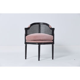 Kiss Shape Modern Dining Room Chairs Lovely Pink Velvet With Black Solid Wood