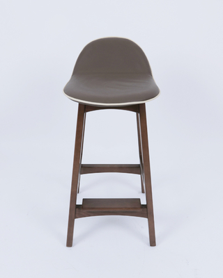 अच्छी कीमत Solid Wood Barstool Luxury Vinyl For Dining Room Restaurant ऑनलाइन