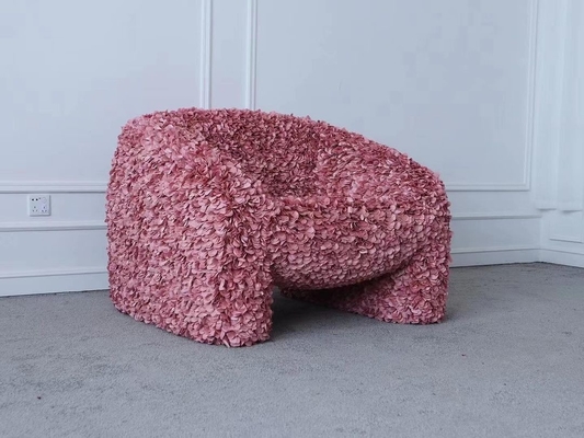 अच्छी कीमत Customized Hotel Home Furniture Chair  With Wood Frame Flower Pattern ऑनलाइन