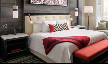 अच्छी कीमत Commercial Hotel Luxury Furniture , Apartment Hotel Bedroom Furniture Drak Color ऑनलाइन