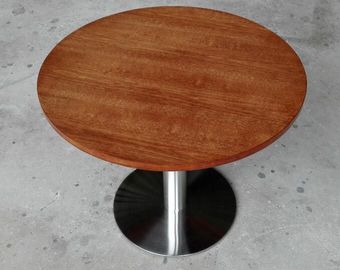 अच्छी कीमत Durable Wooden Dining Room Tables Polished Metal For Restaurant ऑनलाइन