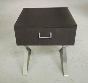 अच्छी कीमत King Size Hotel Bedside Tables Metal Leg Hospitality Case Goods With 100% Sheen ऑनलाइन