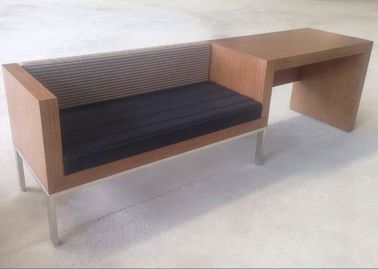 अच्छी कीमत Wooden Hotel Writing Desk Unit With Luggage Bench , Metal Frame Desk Unit ऑनलाइन
