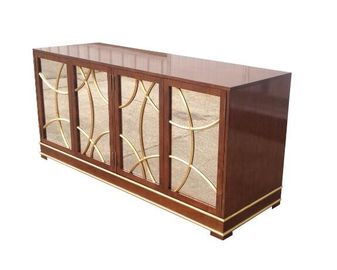 अच्छी कीमत Antique Hotel Room Dresser 5 Star Hotel MDF Board With Recessed Back Panel ऑनलाइन
