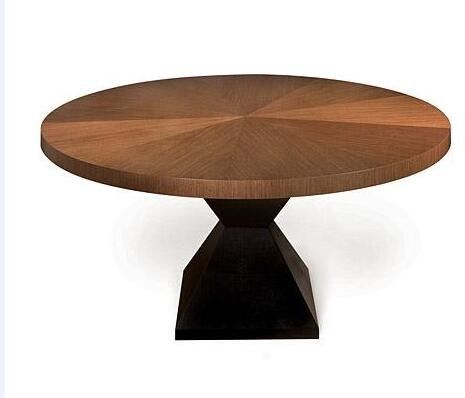 अच्छी कीमत Round / Square Solid Oak Dining Table , Custom Round Pedestal Dining Table ऑनलाइन