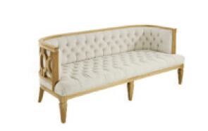 अच्छी कीमत High End Classic Wood Frame Sofa , Living Room Fabric Sofas With High Density Foam ऑनलाइन