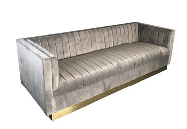 अच्छी कीमत Wholesale New model velvet upholstery furniture fabric living room sofa for wedding rental sofa ऑनलाइन