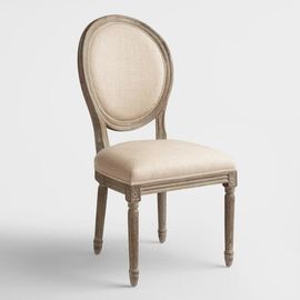 अच्छी कीमत French style vintage natural oak wood frame wooden dining chair ऑनलाइन