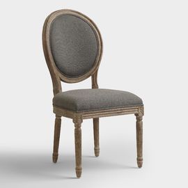 अच्छी कीमत French style oak wood frame with oval back antique wedding stackable louis xv chair ऑनलाइन