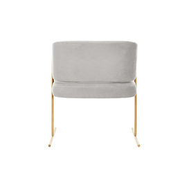 अच्छी कीमत Home furniture metal tube brass golden base with grey velvet fabric Copenhagen Dining Chair ऑनलाइन