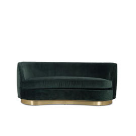 अच्छी कीमत Home Living Room Sofa Vintage Luxurious Velvet Upholstery Sofa With Toe Kick In Velvet ऑनलाइन