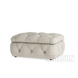 अच्छी कीमत Large Size Button Tufted Fabric Storage Bedroom Ottoman Bench For Shoes Change ऑनलाइन