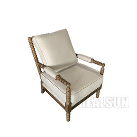 अच्छी कीमत Tufted Script Furniture Dining Room Chairs Antique English Style Home Dining Armchair ऑनलाइन