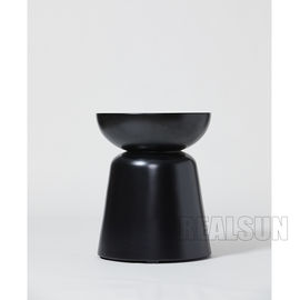 अच्छी कीमत Modern Shape Marble Stone Coffee Table , Stone Side Table In Black Color For Hotel Living room or Meeting room ऑनलाइन