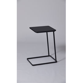 अच्छी कीमत Black Paint Solid Wood Metal Frame Coffee Table With Black Powder Coated Stainless Steel ऑनलाइन