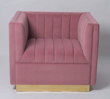 अच्छी कीमत Custom Color Velvet Fabric Sofa Living Room Furniture Armchair ऑनलाइन