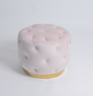 अच्छी कीमत Multi Colors Round Velvet Button Ottoman Bench Puff Sofa ऑनलाइन