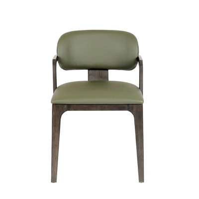 अच्छी कीमत Modern PVC Synthetic Leather Wooden Frame Dining Chairs H78cm ऑनलाइन