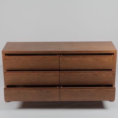 अच्छी कीमत Vintage Six Drawers Solid Walnut TV Stand Luxury Hotel Bedroom Furniture ऑनलाइन