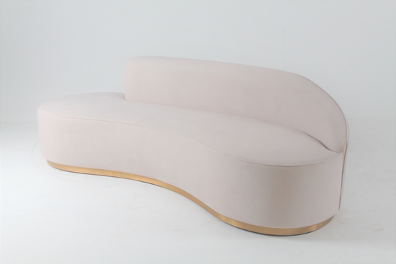 अच्छी कीमत Living Room Curved Sofa Chair Recliner Italian Modern Design ऑनलाइन