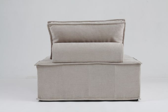 Modern Modular Design Bedroom Ottoman Bench With Comfortable Back 0