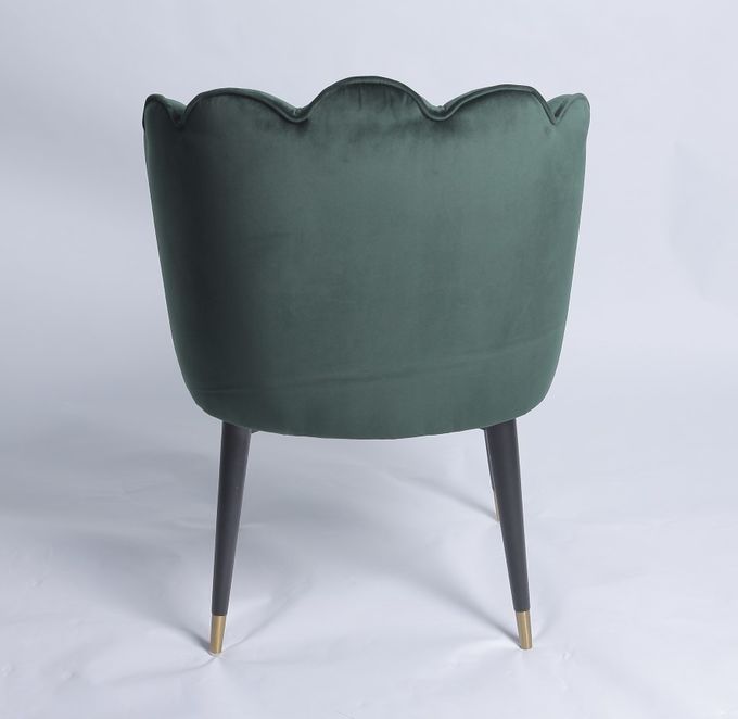 W49cm D 47cm H82cm Nordic Velvet Modern Dining Chair 1