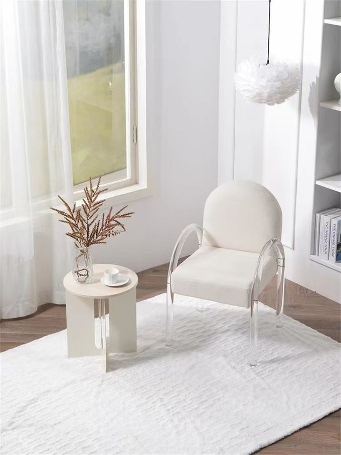 Acrylic Contemporary Dining Room Chair Light Luxury Home Decor 1