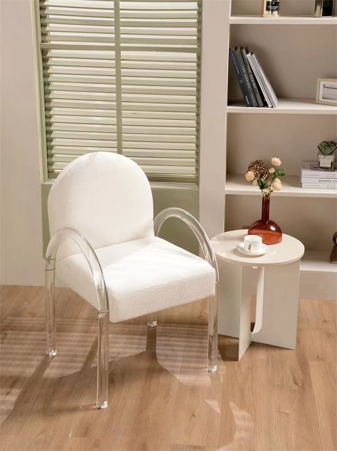 Acrylic Contemporary Dining Room Chair Light Luxury Home Decor 2