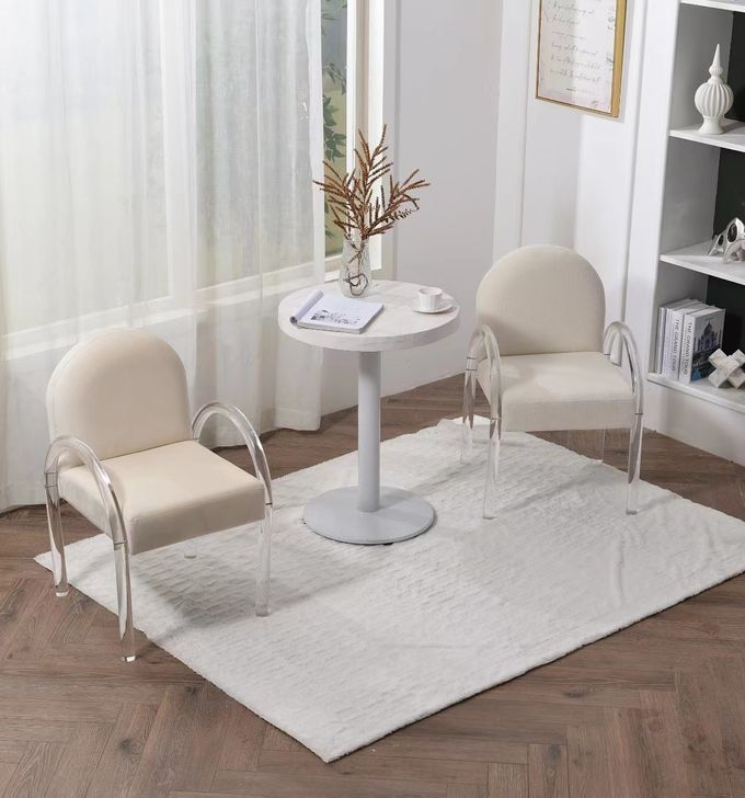 Acrylic Contemporary Dining Room Chair Light Luxury Home Decor 0