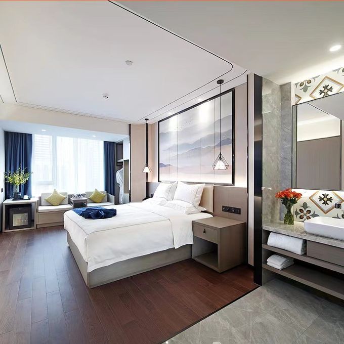 Light luxury solid wood full set of furniture directly for hotels, apartments 0